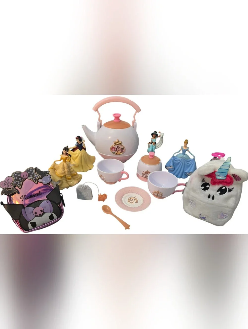 Disney Princess Tea Party Playset - Pink, White & Purple Accessories